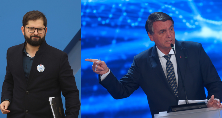 Boric y Bolsonaro