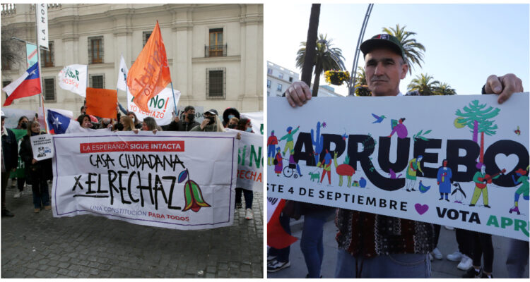 Campañas por el Apruebo y el Rechazo se despliegan por la RM a pocos días del plebiscito