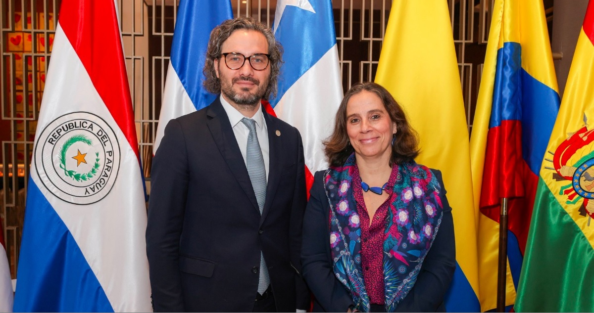 Ministra Antonia Urrejola y canciller de Argentina