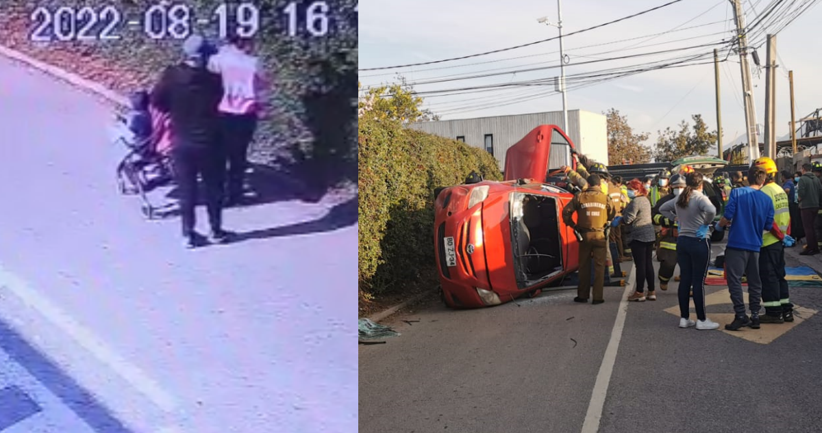 Carabinero atropella a familia en Calera de Tango