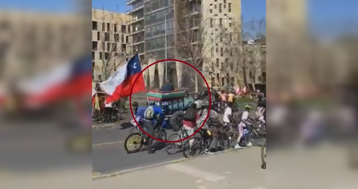 Carreta detenido ciclistas
