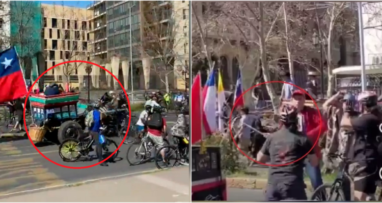 Carretoneros y ciclistas cuentan lo que pasó el domingo durante marcha simultánea