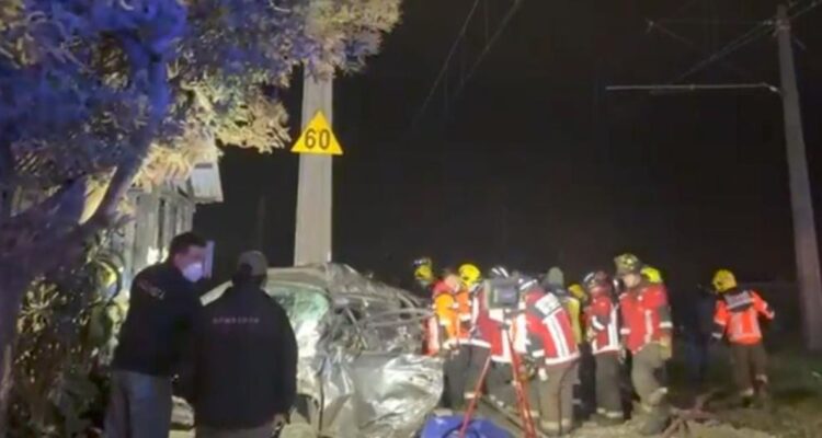 colisión tren Chillán
