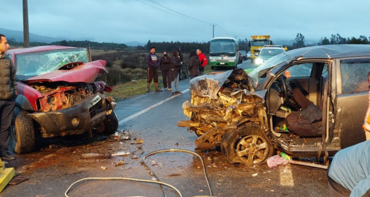 Colisión en ruta Toltén-Queule