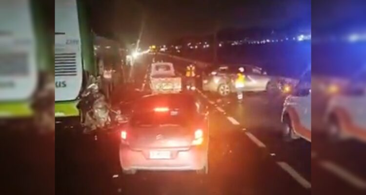 Conductor muere tras chocar con Turbus que estaba detenido en plena Ruta 68