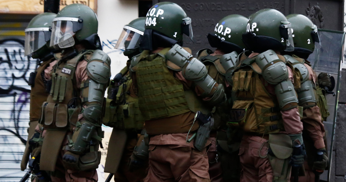 Imagen de contexto de personal COP de Carabineros
