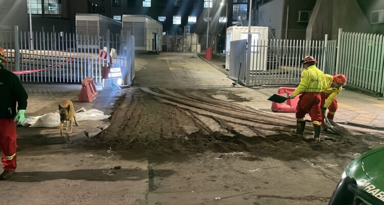 Ex Posta Central sufre derrame de pétroleo: se habría generado por culpa del sismo
