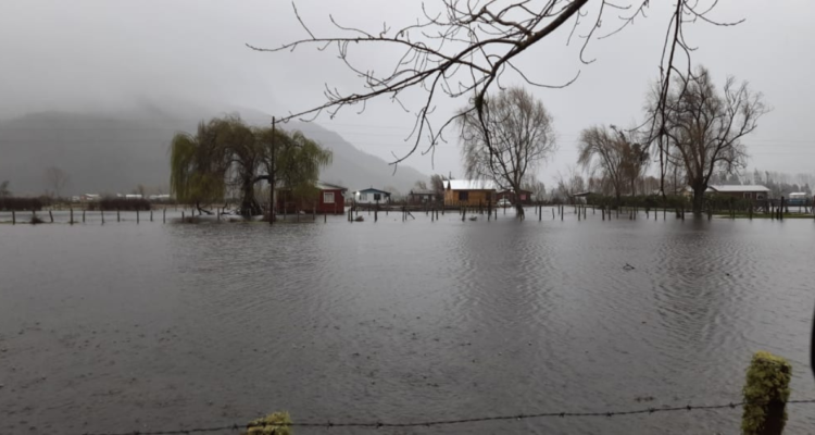 Más de 20 casas afectadas deja desborde de estero El Natre en Contulmo.