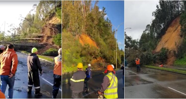Deslizamiento de tierra en Chiguayante
