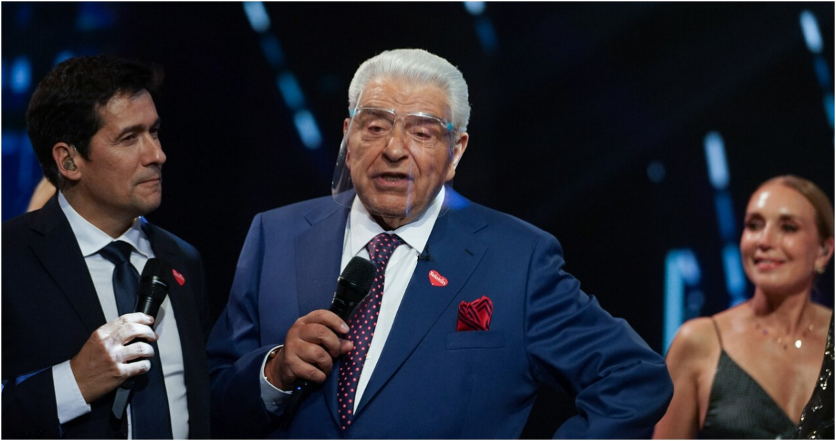 El animador Don Francisco en una de las ediciones de la Teletón.