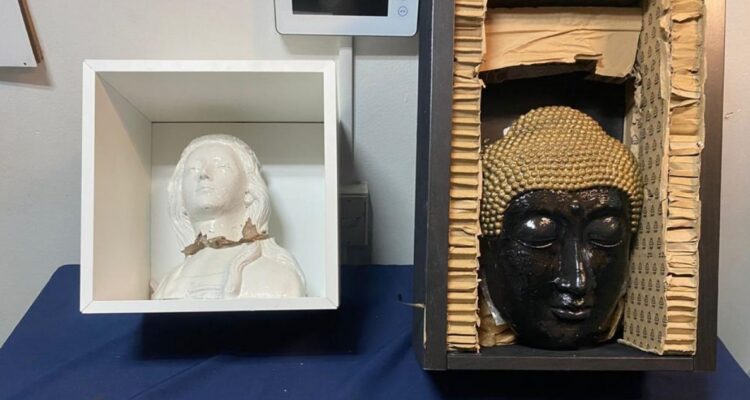 Incautan 7 kilos de mdma oculta en figuras