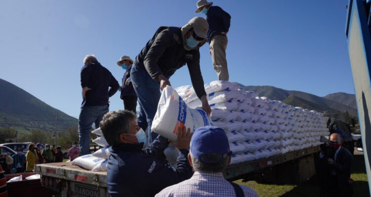 entrega de fertilizante