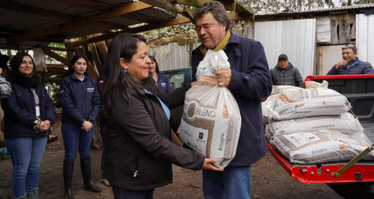 entrega de fertilizante