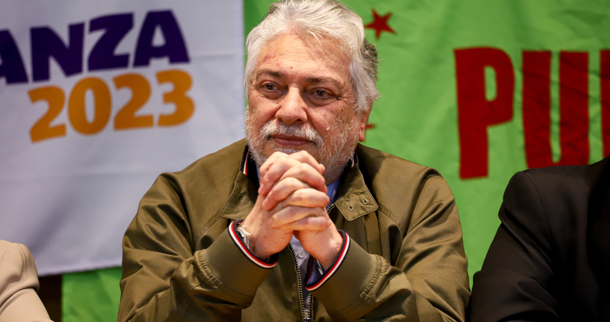 El líder del partido Frente Guasu, Fernando Lugo.