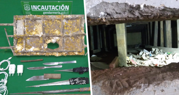 Iba del comedor al entretecho: encuentran forado de 75 cm de ancho en cárcel de San Antonio
