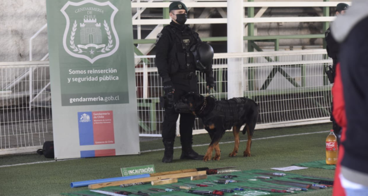 Incautación de elementos prohibidos desde cárceles.