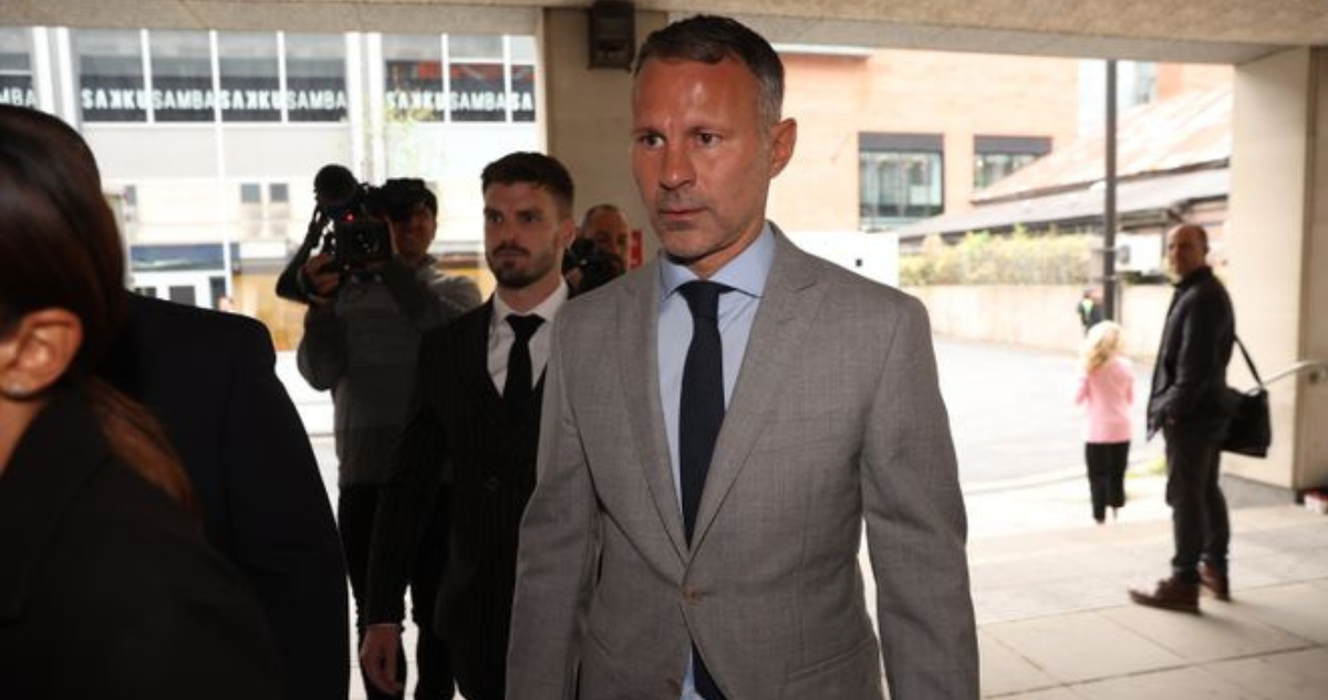 Giggs enfrenta un juicio tras una demanda de su ex mujer.