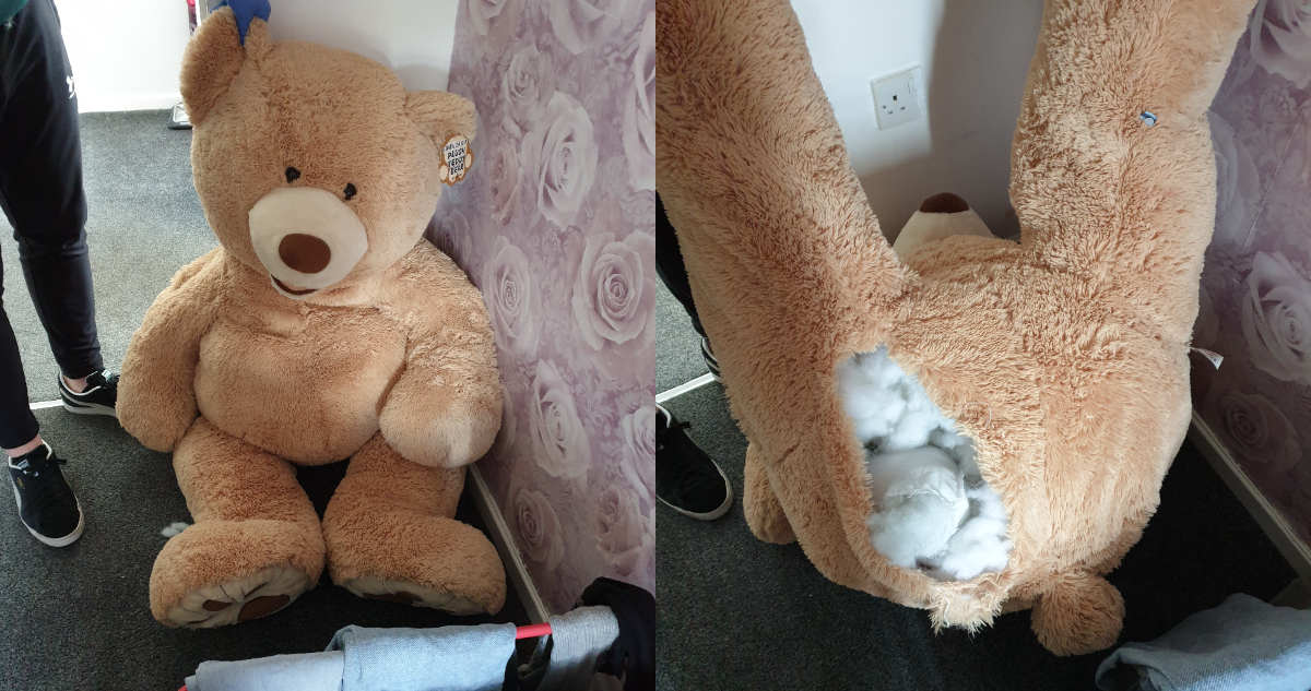 oso de peluche gigante