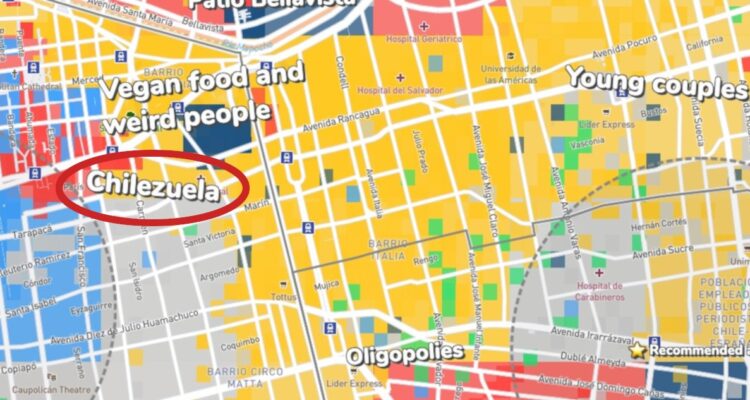 Hoodmaps: el Google Maps que estereotipa la zona de Santiago en la que vives.