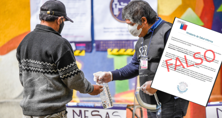 Protocolo sanitario para votar.