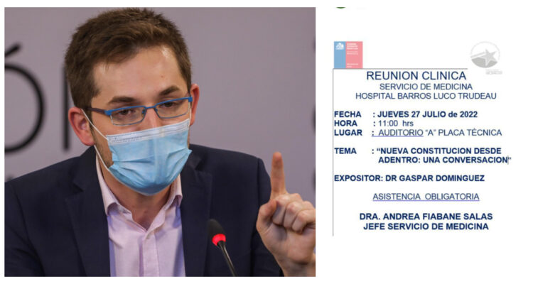 Polémica por charla del Apruebo en hospital Barros Luco: oficialismo pidió respetar prescindencia