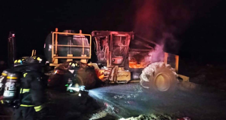 Ataque incendiario en la comuna de La Unión.