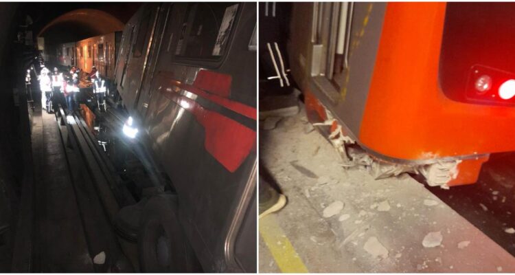 Línea 2 del Metro con servicio parcial por incidente con un tren