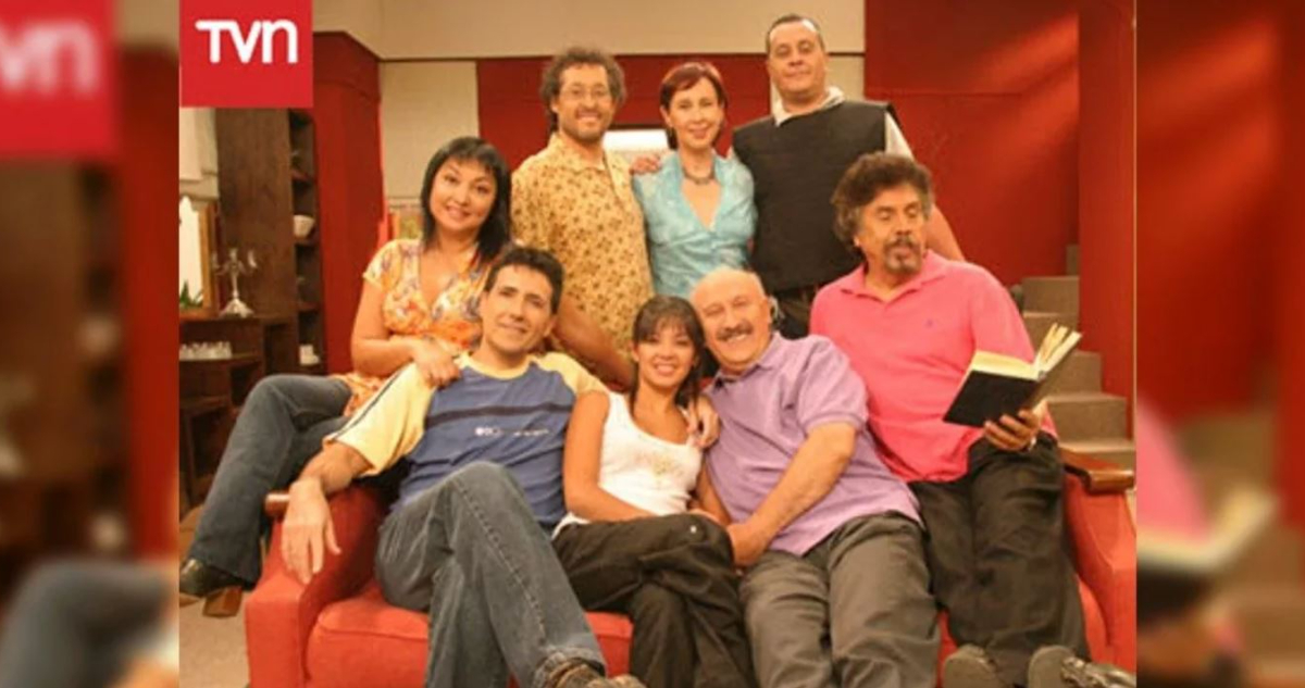 La familia de Los Venegas en una foto publicitaria de TVN.