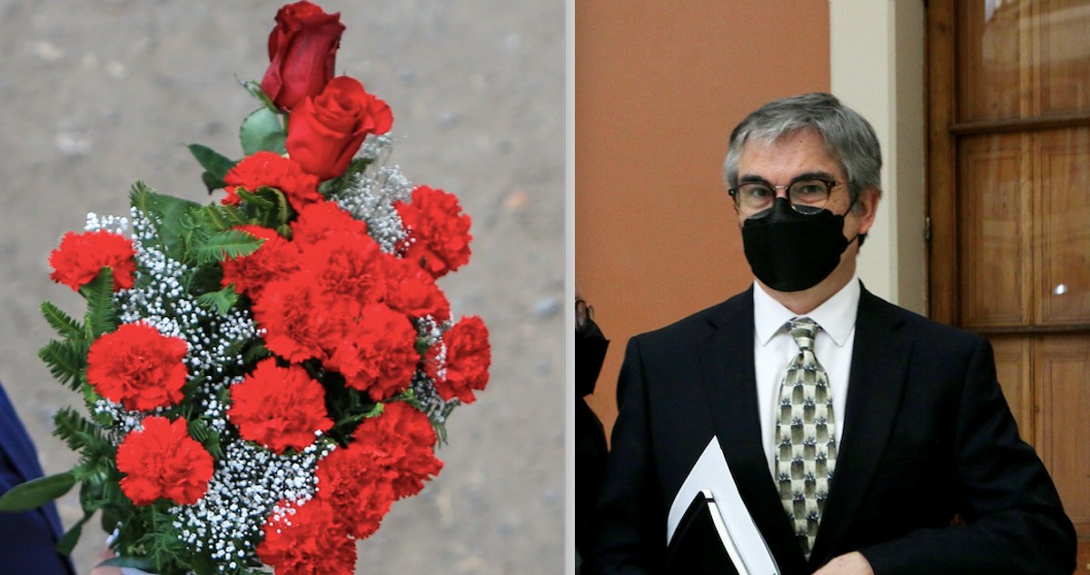 La respuesta de Mario Marcel tras ser sorprendido comprando flores en el comercio informal