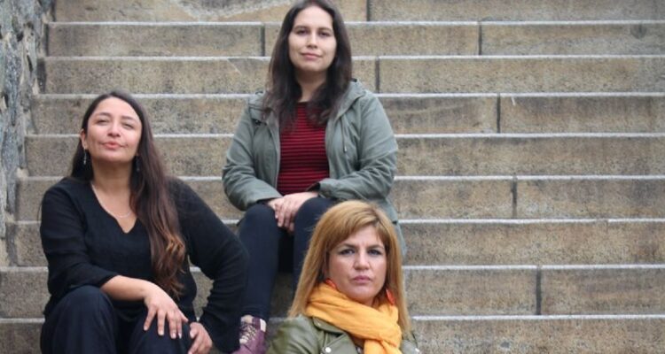 María Carolina López, Katherine Bachmann y Valeria Valle