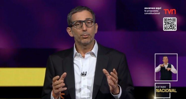 El periodista Matías del Río hablando en Estado Nacional de su ida y vuelta al programa.