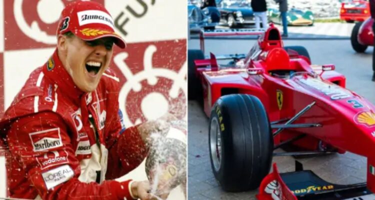 Michael Schumacher y la millonaria subasta de su Ferrari invencible
