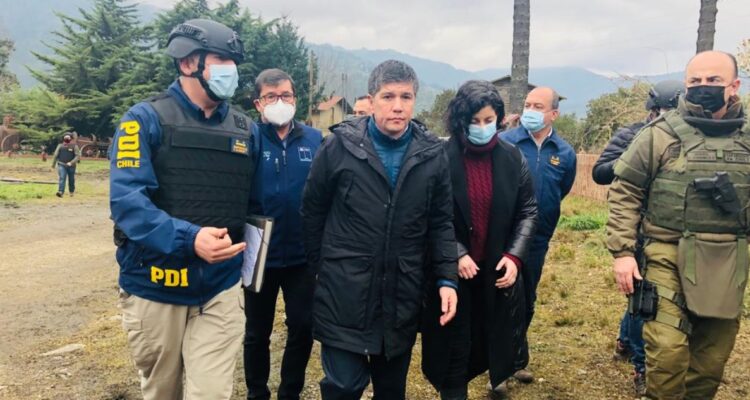 Monsalve visita lugar del ataque en Contulmo