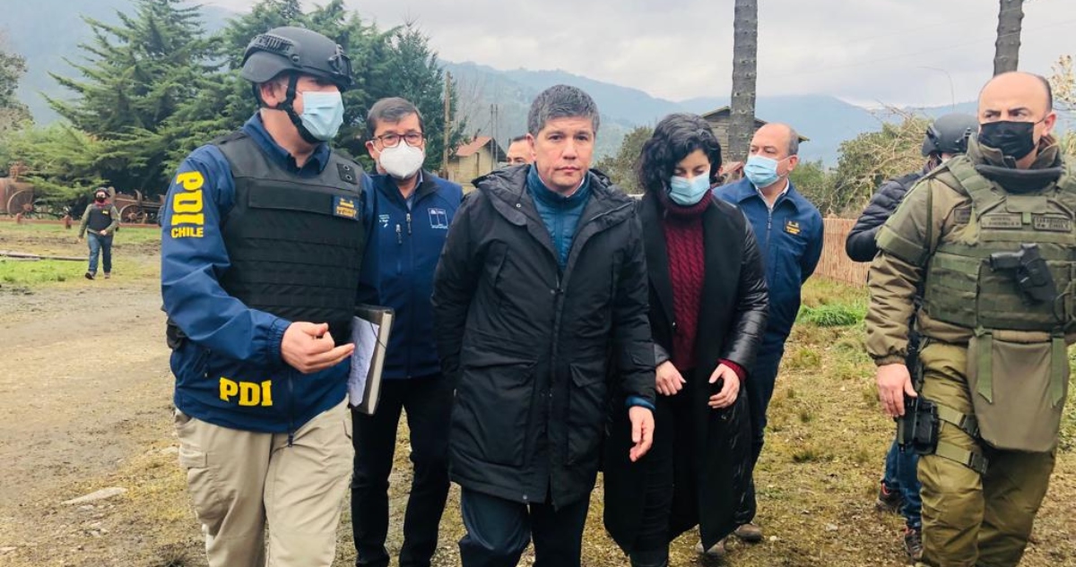 Monsalve visita lugar del ataque en Contulmo