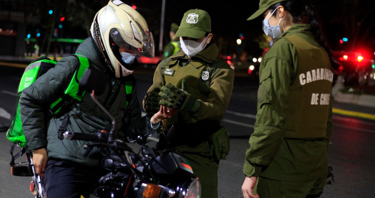 sacan de circulación motos de delivery sin documentos en Temuco