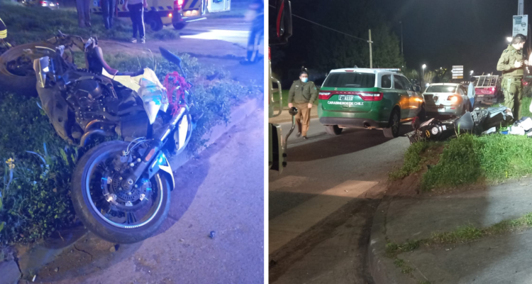 Muere motociclista tras accidente en Los Ángeles