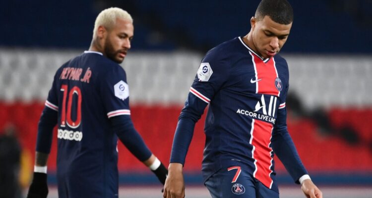 Neymar y Kylian Mbappé