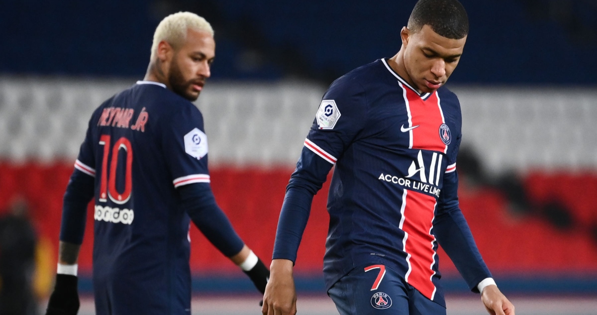 Neymar y Kylian Mbappé