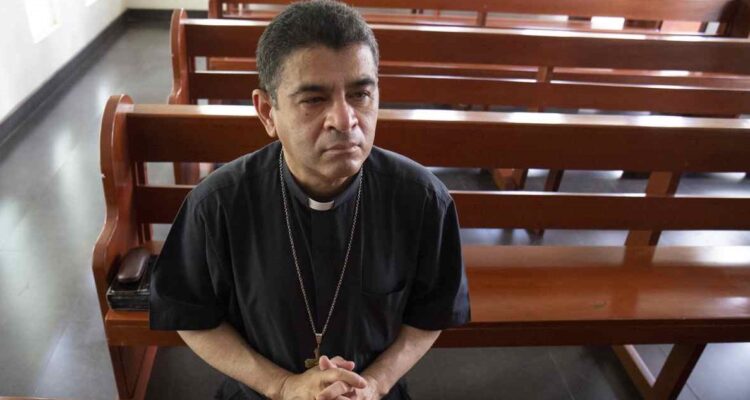 El obispo Rolando Álvarez.