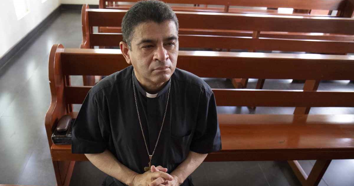 El obispo Rolando Álvarez.