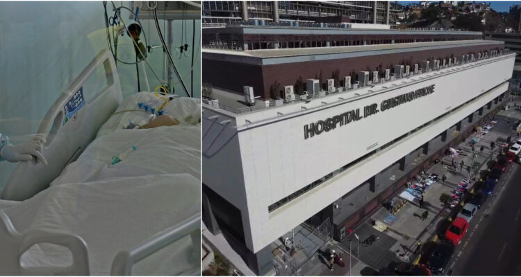 Paciente muere caer camilla