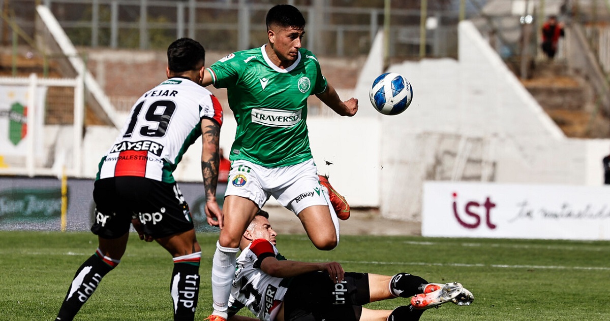 Palestino y Audax Italiano igualaron en La Cisterna.