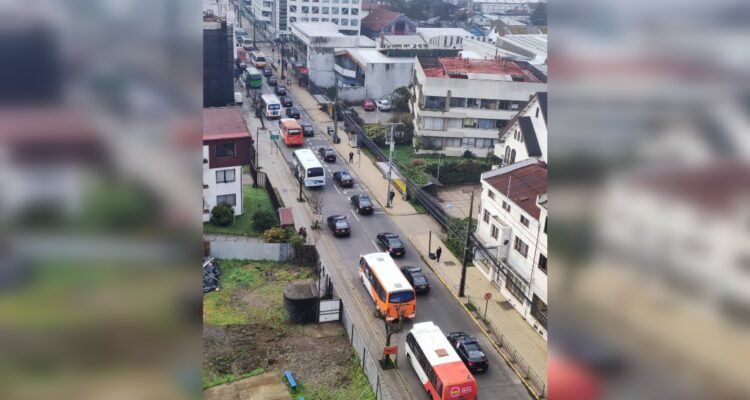 Paro de buses en Osorno
