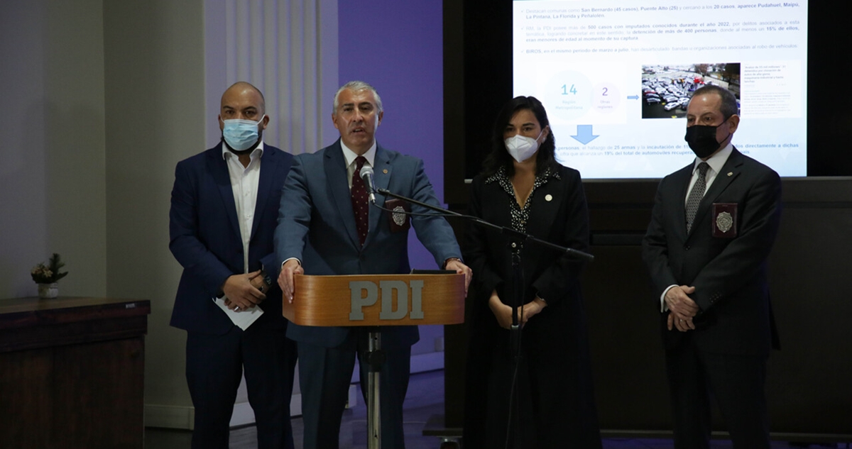 PDI desbarata banda que clonaba y vendía vehículos robados en portonazos y encerronas