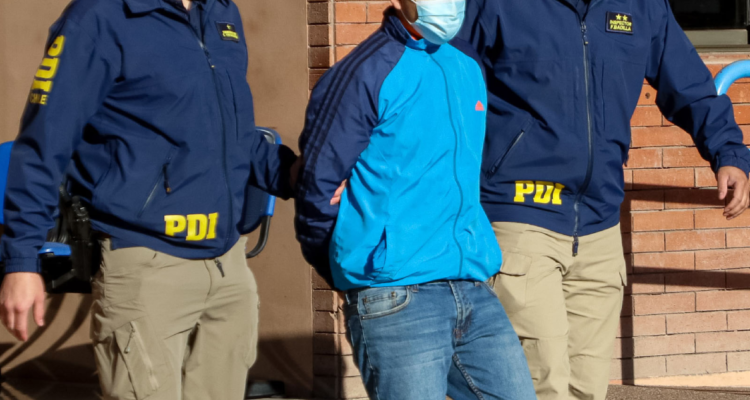 Detenido por detectives de PDI.