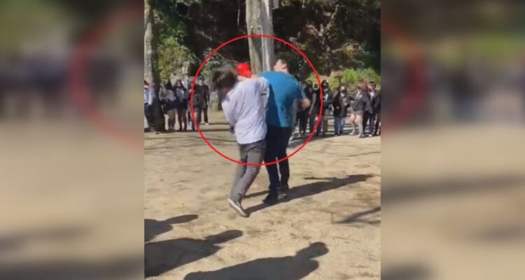Pelea escolar en Concepción