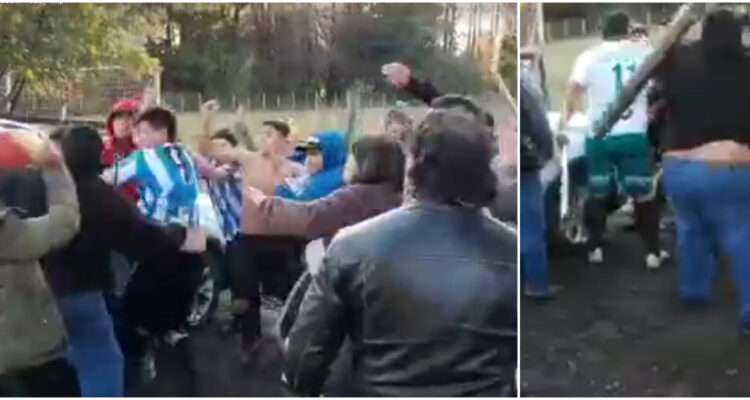 Pelea fútbol amateur