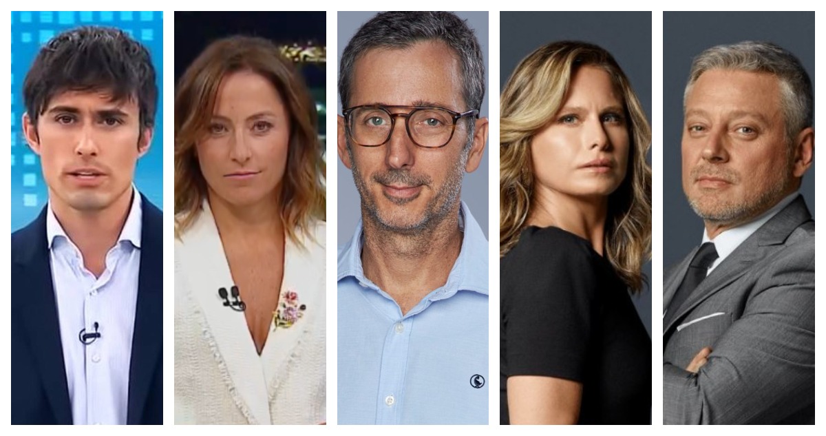 Diferentes periodistas que muestran su apoyo a Matías del Río tras haber sido desplazado de Estadio Nacional.