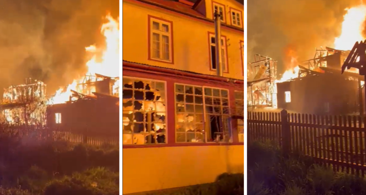 Ataque incendiario en Contulmo