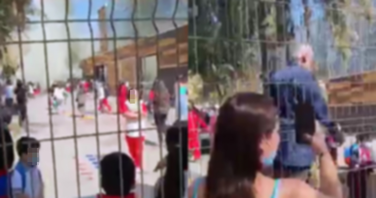 Entre protestas detienen a inspector de colegio de Peñalolén acusado de abusos contra alumnos
